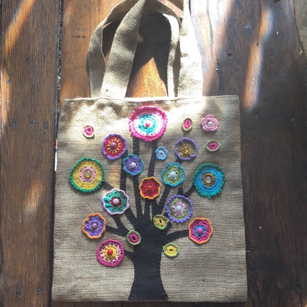 Unique handmade tote